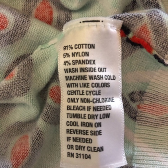 Crown & Ivy Women Printed Button Down Cardigan XS - Picture 6 of 7